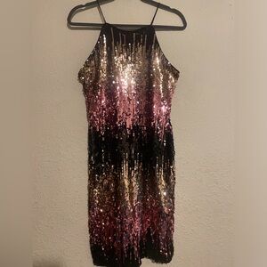 VENUS Sequin Dress Ombré